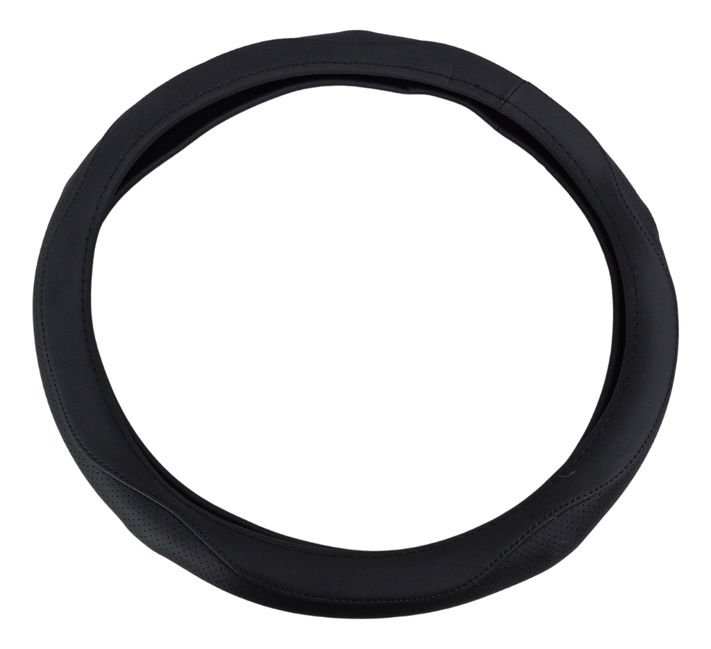 FUNDA DE VOLANTE BRONX PIEL NEGRO MEDIAN