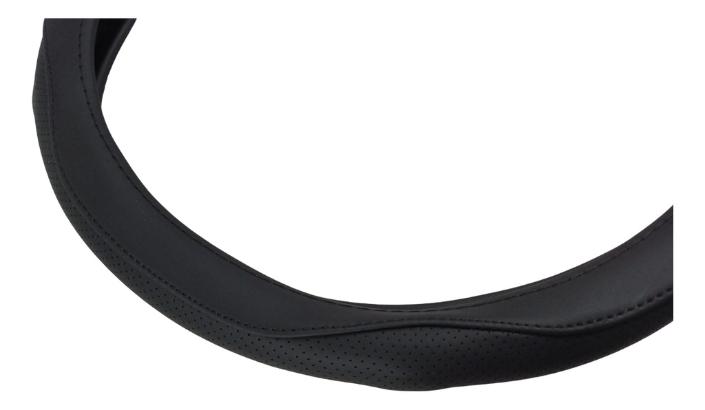 FUNDA DE VOLANTE BRONX PIEL NEGRO MEDIAN