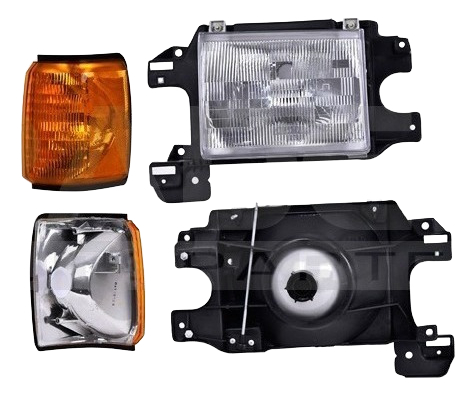 FARO FD F-150 87-91 FILO NEGRO C/CUARTO S/FOCO DEPO DER