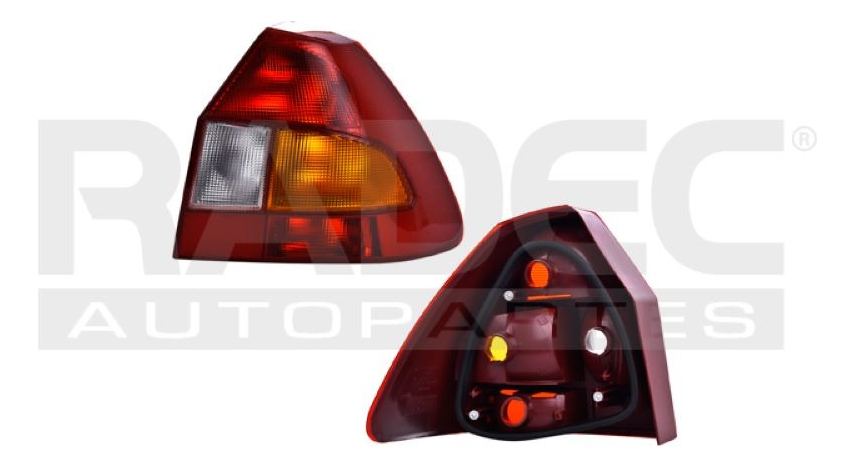 CALAVERA FD FIESTA/IKON 01-03 AMBAR/BLANCO/ROJO S/FOCO DEPO IZQ