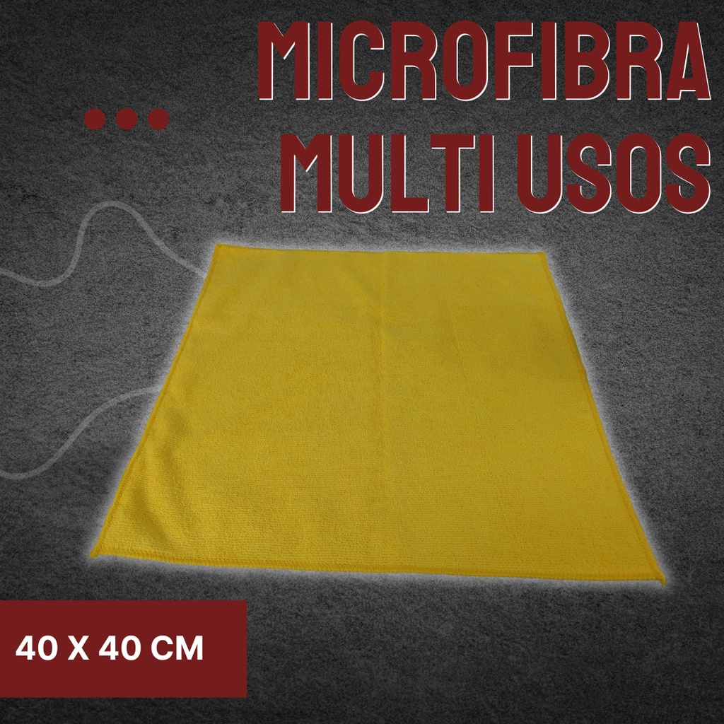 MICROFIBRA MULTI USOS BRONX 40 X 40 CM AMARILLA PZ