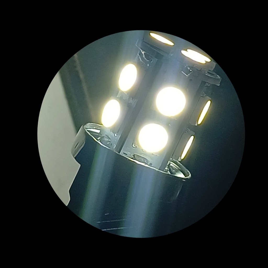 FOCO 3157 13 LEDS BLANCO T/MAZORCA CON ESTROBO