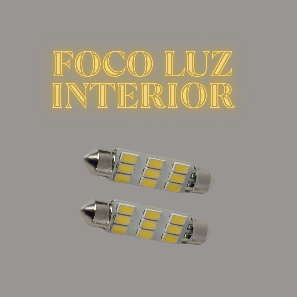 FOCO LUZ INTERIOR 44mm  9 LEDS BLANCO PA