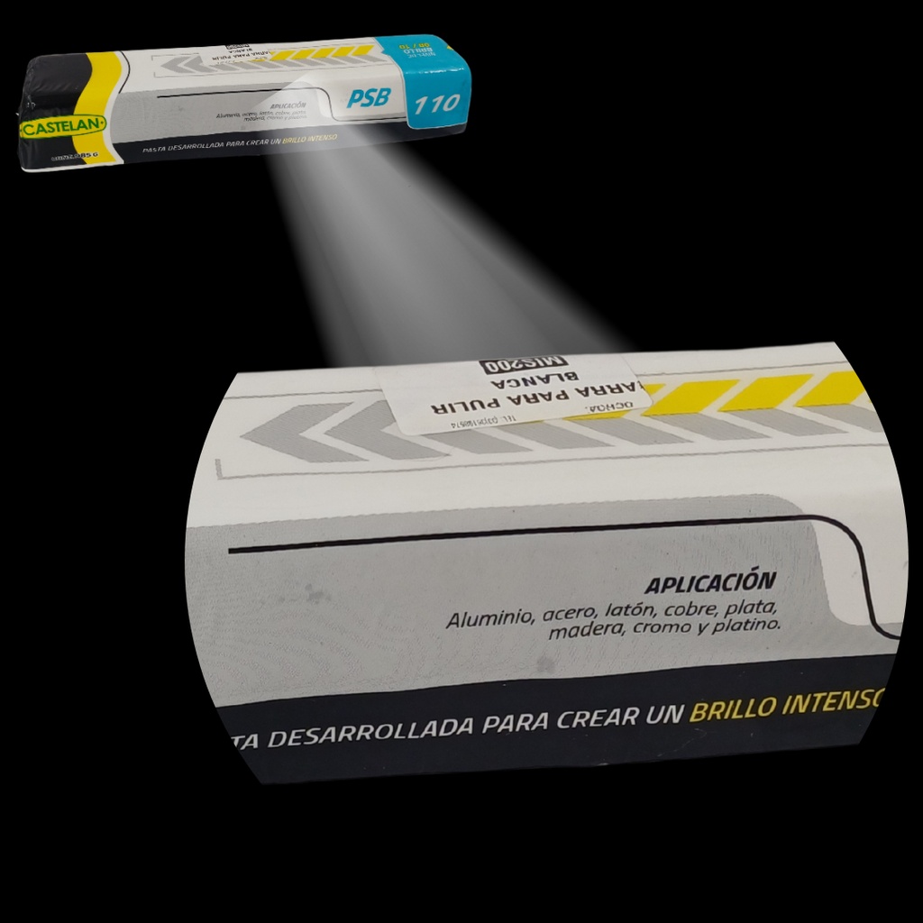 ABRILLANTADOR PIEDRA PULIR RINES Y ALUMINIO BLANCO 985G CASTELAN