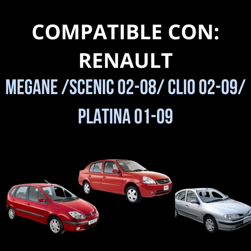 CILINDROS PUERTAS RN MEGANE /SCENIC 02-08/ CLIO 02-09/ PLATINA 01-09 (JGO)