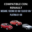 CILINDROS PUERTAS RN MEGANE /SCENIC 02-08/ CLIO 02-09/ PLATINA 01-09 (JGO)