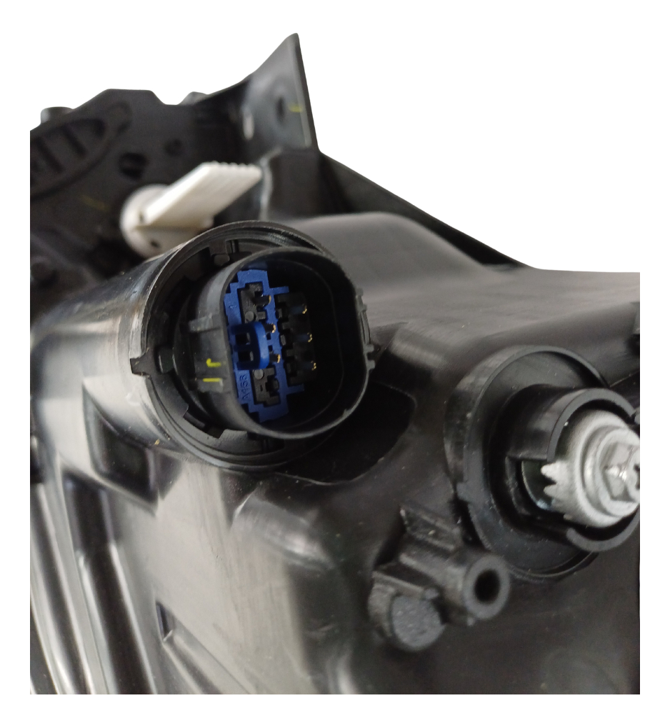 FARO KI RIO 18-23 4 Y 5 PUERTAS S/LUPA S/MOTOR FONDO NEGRO S/FOCO DEPO IZQ