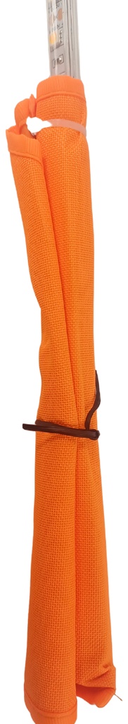 ANTENA CHICOTERA 1.2 MTS 85 LEDS AMBAR SENCILLA  C/ 12 VOLTS