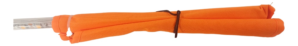 ANTENA CHICOTERA 1.2 MTS 85 LEDS AMBAR SENCILLA  C/ 12 VOLTS