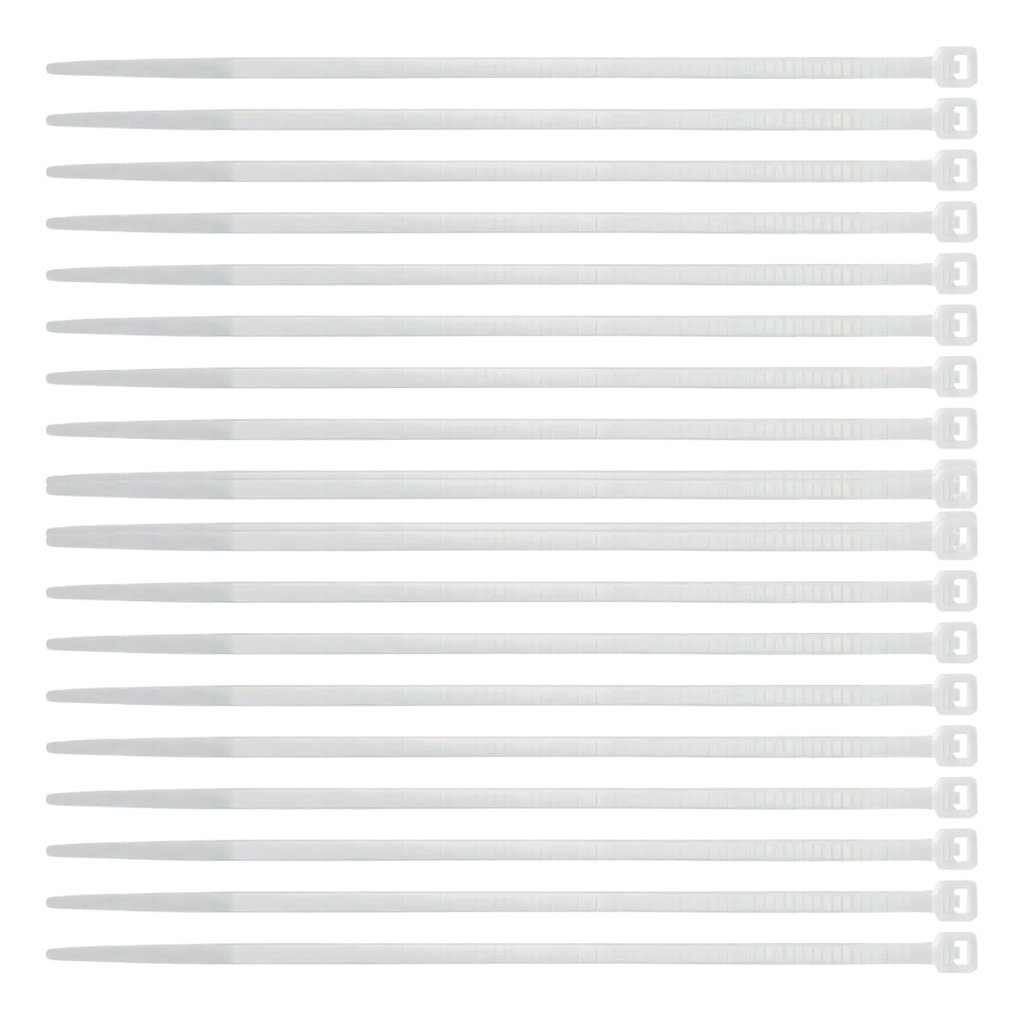 CINCHOS DE PLASTICO BLANCO 37CM X 4MM 100 PZAS