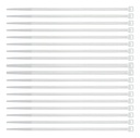 CINCHOS DE PLASTICO BLANCO 37CM X 4MM 100 PZAS