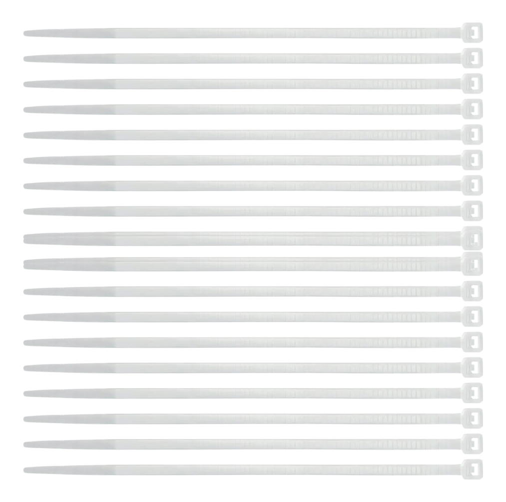 CINCHOS DE PLASTICO BLANCO 37CM X 4MM 20 PZAS