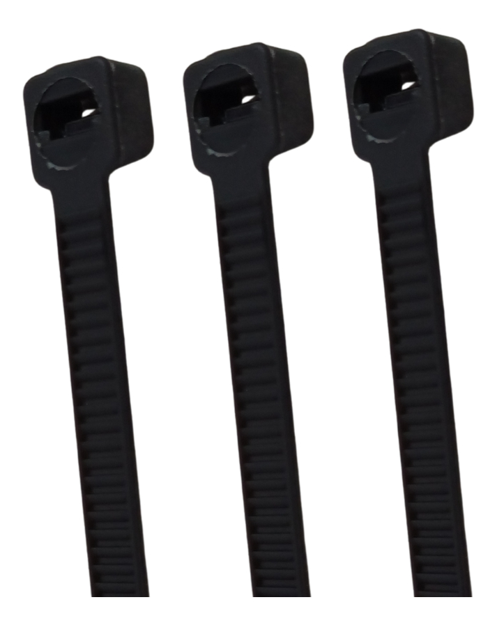 CINCHOS DE PLASTICO NEGRO 37CM X 4MM 20 PZAS
