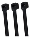 CINCHOS DE PLASTICO NEGRO 18CM X 3.5MM 100 pzas