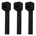CINCHOS DE PLASTICO NEGRO 18CM X 3.5MM 50 pzas
