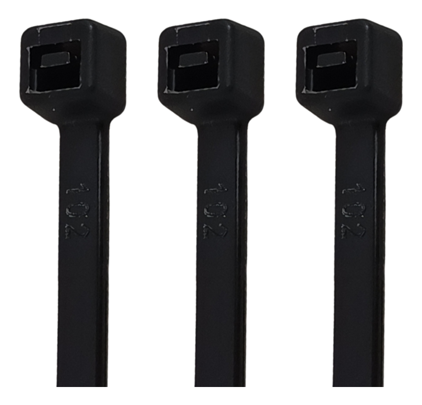 CINCHOS DE PLASTICO NEGRO 15CM X 4MM 10 PZAS