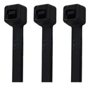 CINCHOS DE PLASTICO NEGRO 15CM X 4MM 100 PZAS