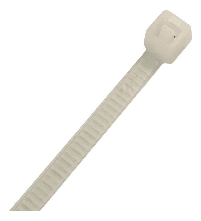 CINCHOS DE PLASTICO BLANCO 10CM X 3MM 50 PZAS