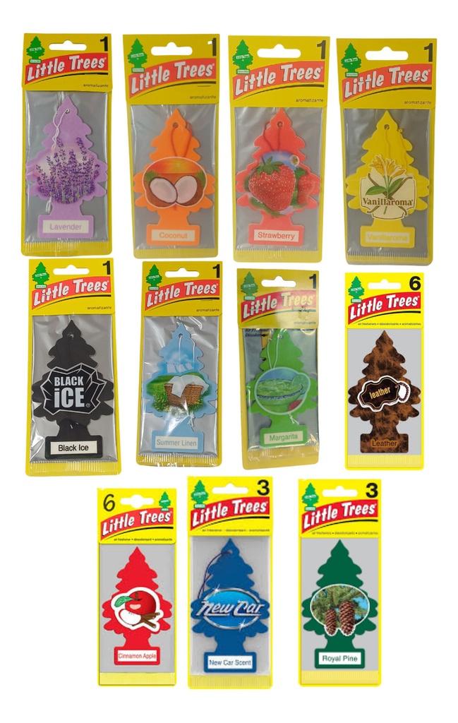 AROMATIZANTE PINITO BLACK ICE TARJETA CH