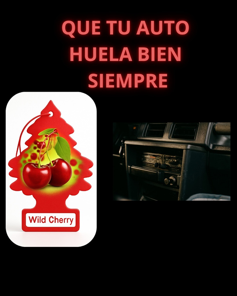 AROMATIZANTE PINITO CEREZA TARJETA