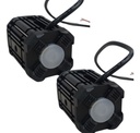 FARO MOTO 1LED 20W  BLANCO/ROJO 2 PIEZAS