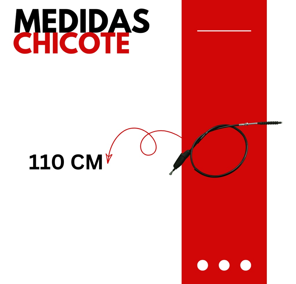 CHICOTE EMBRAGUE PARA MOTOCICLETA VENTO CROSSMAX 250