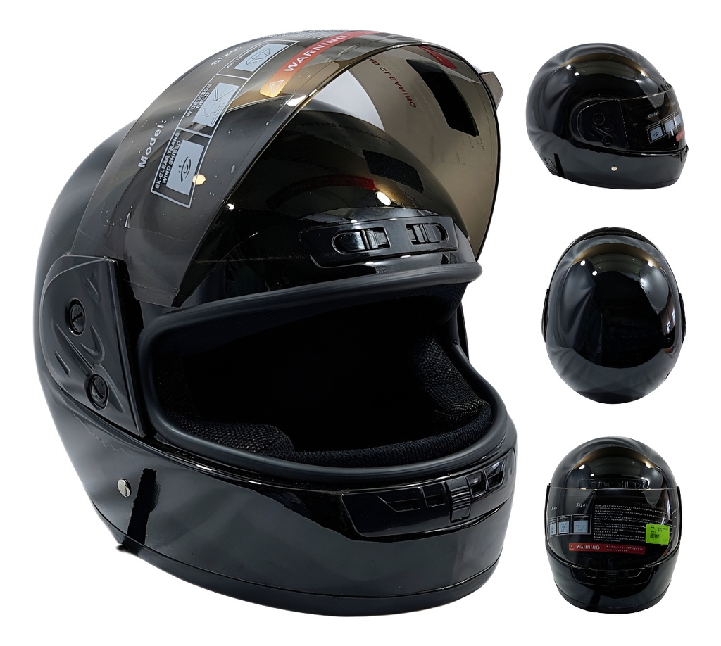 CASCO CERRADO PLATA M-L