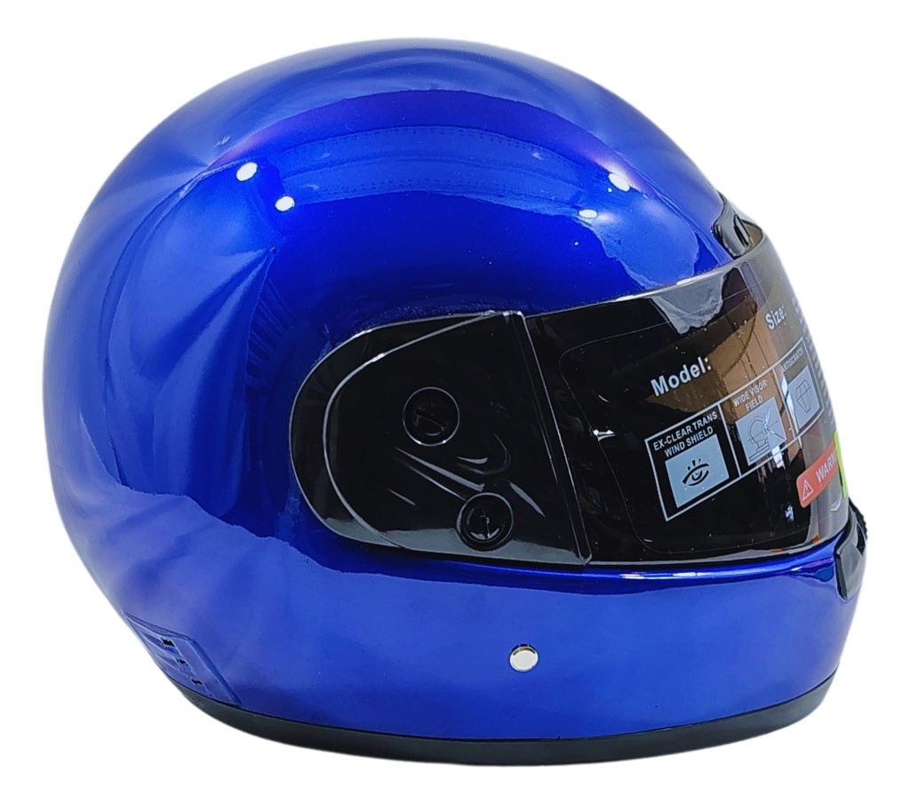 CASCO CERRADO PLATA M-L