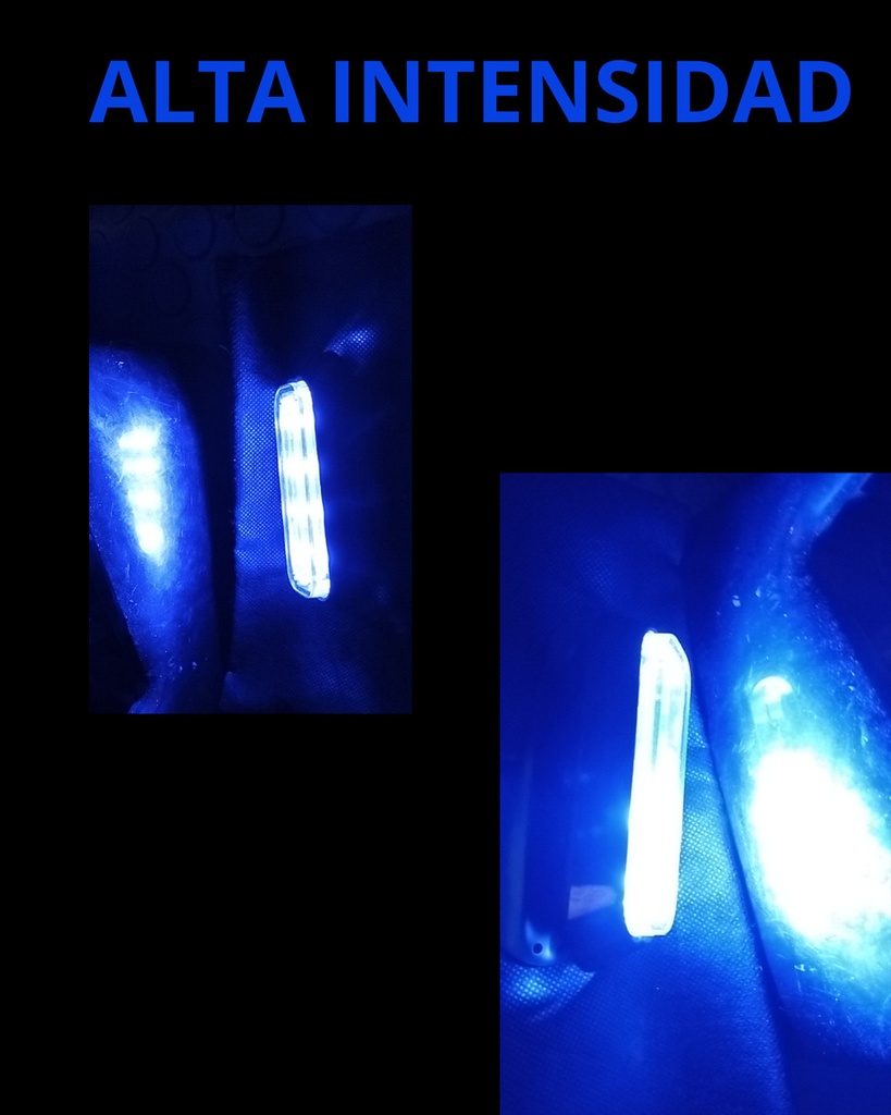 LUZ ESTROBO MOTO AZUL CODIGO K