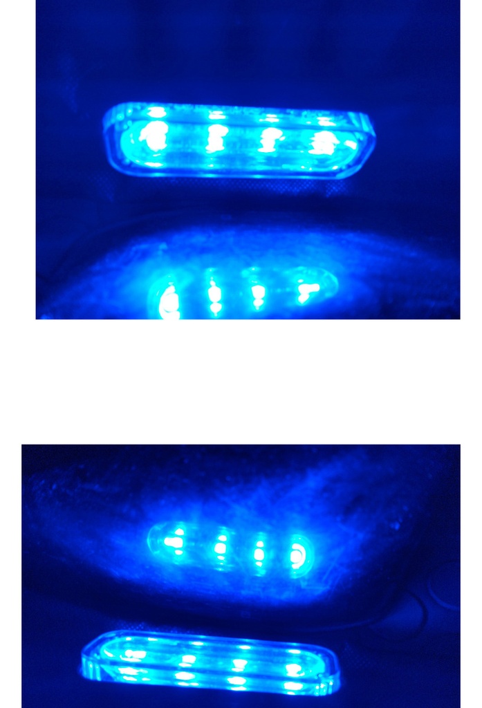 LUZ ESTROBO MOTO AZUL CODIGO K