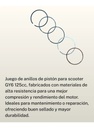 ANILLOS PISTON SCOOTER GY6-125/125CC JUEGO