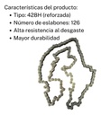 CADENA MOTO 428H-126L REF=428H-126L