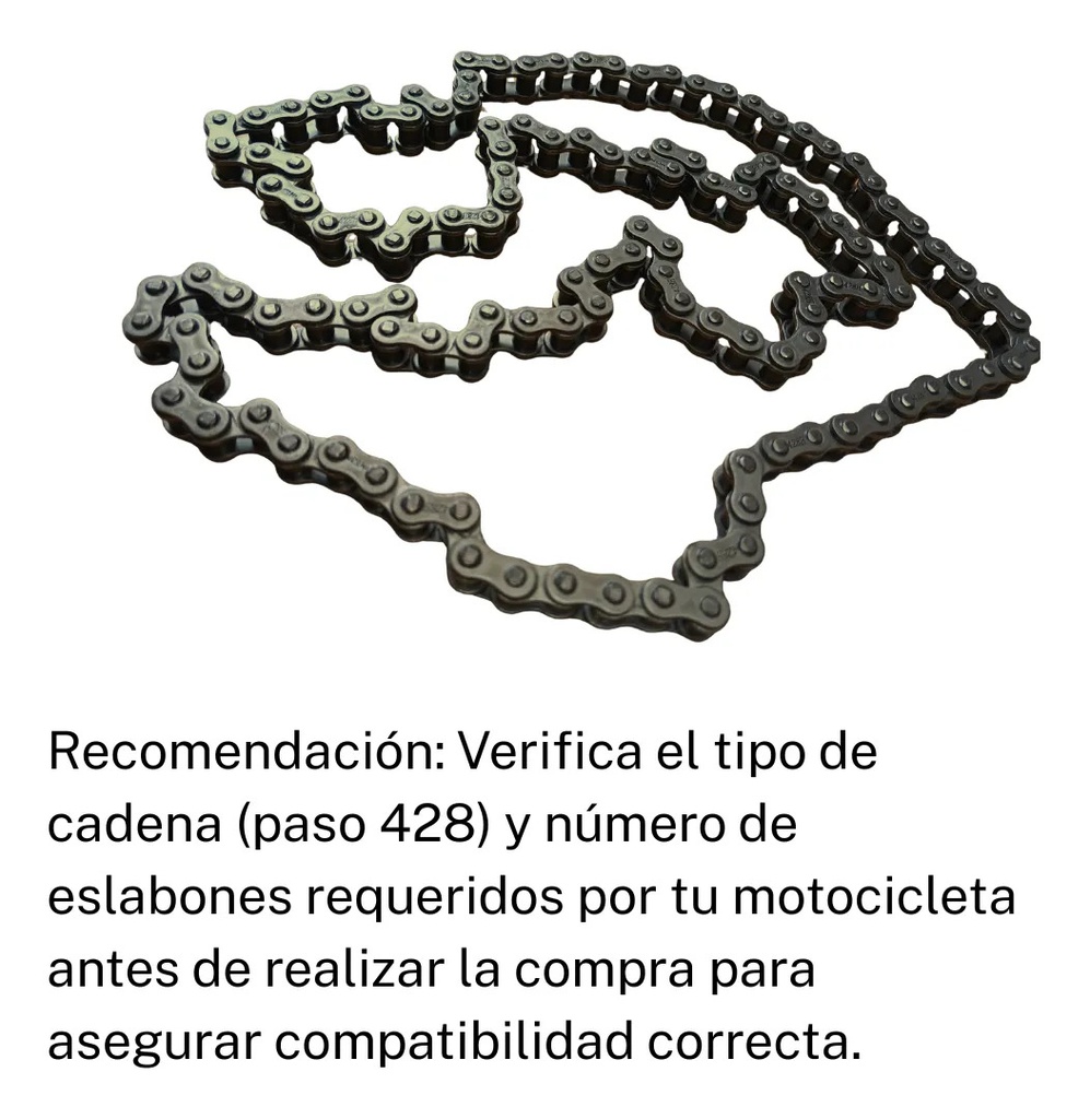 CADENA MOTO 428H-126L REF=428H-126L
