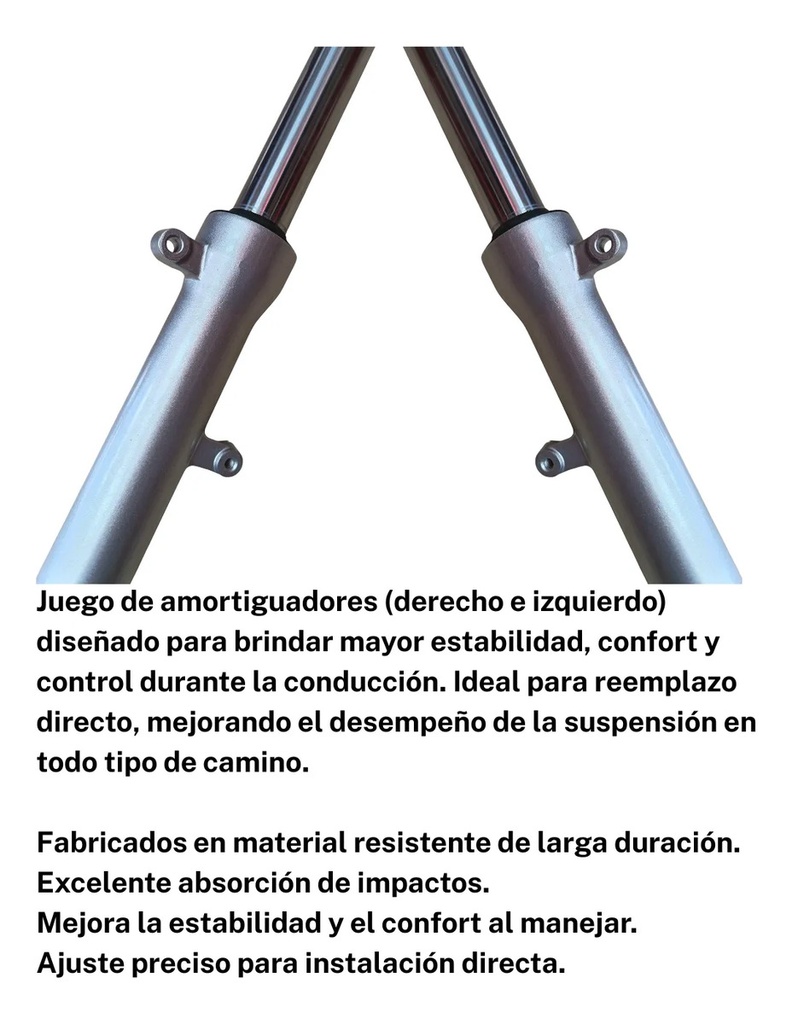 JUEGO AMORTIGUADOR SUSPENSION  HONDA GL150,CARGO150