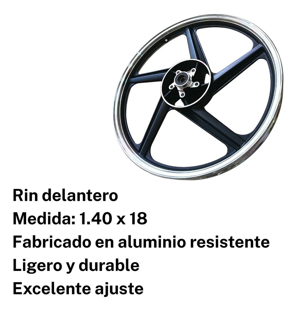 RIN DELANTERO ALUMINIO 1.4x18 FT150 TS