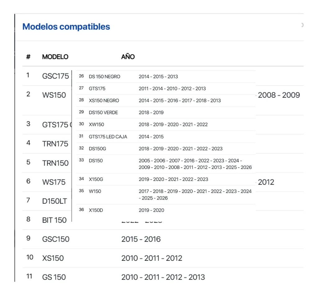 VALVULA ADMISION ATV150,DS150,DS150 NARANJA,