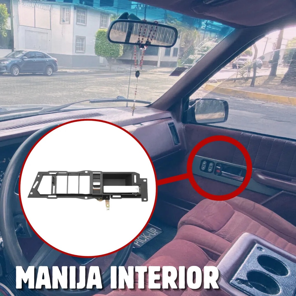 Manija Interior Chev Cheyenne Custom/ Gmc Sierra 88-94 Delan