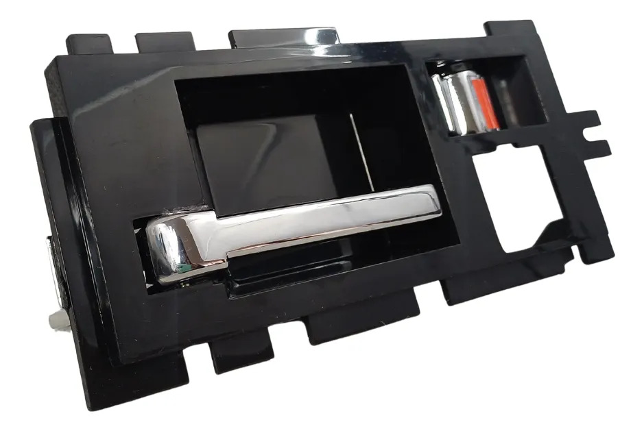 MANIJA INTERIOR CV BLAZER (S10)  GM SONOMA/JIMMY  OD BRAVADA  CV S10 82-94  NEGRA/CROMO ZINC CON PLASTICO HUSHAN Izquierdo Trasera  