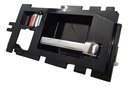 MANIJA INTERIOR CV BLAZER (S10)  GM SONOMA/JIMMY  OD BRAVADA  CV S10 82-94  NEGRA/CROMO ZINC CON PLASTICO HUSHAN Izquierdo Trasera  