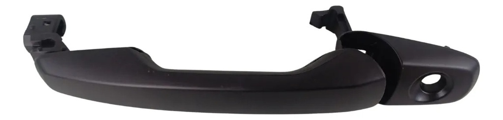 MANIJA EXTERIOR FD EDGE 11-14/EXPLORER 11-19  CON HOYO PARA LLAVE LISA PARA PINTAR NEGRA PLASTICO HUSHAN Izquierdo Delantera  