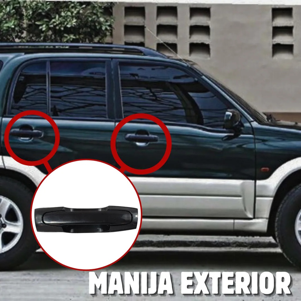Manija Exterior Suzuki Grand Vitara 2000 Hu Negra Negra Delantera/trasera