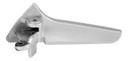 MANIJA INTERIOR VW CROSSFOX 10-17  PLATA PLASTICO SOLO REPUESTO HUSHAN Derecho Delantera/Trasera  