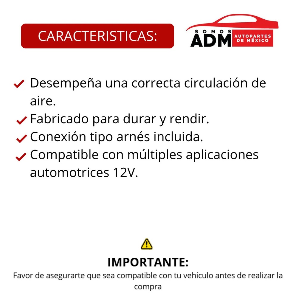 MOTOR VENTILADOR NS MAXIMA 2001 12V