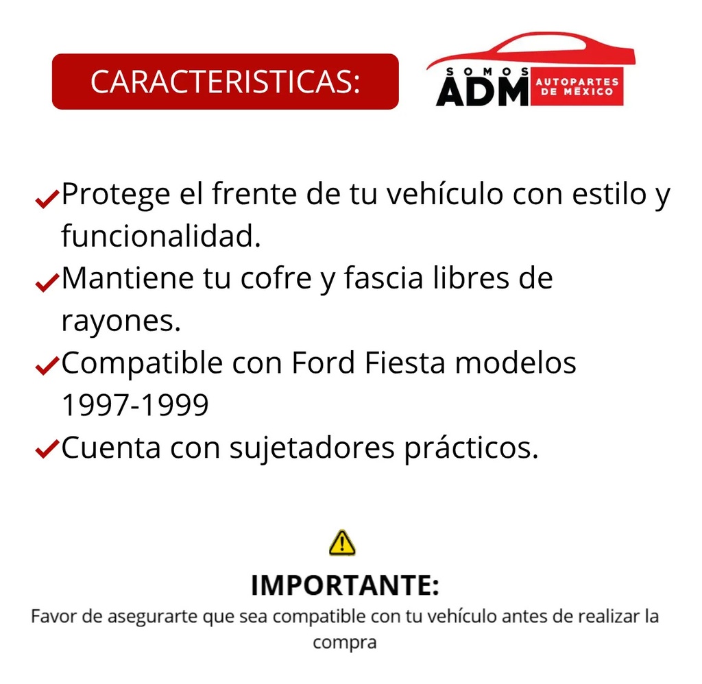 ANTIFAZ FD FIESTA 97-99 CALIFORNIA BRA