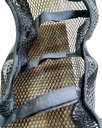 CUBRE ASIENTO TERMICO P/MOTO 90X51 L NEGRO&PLATA