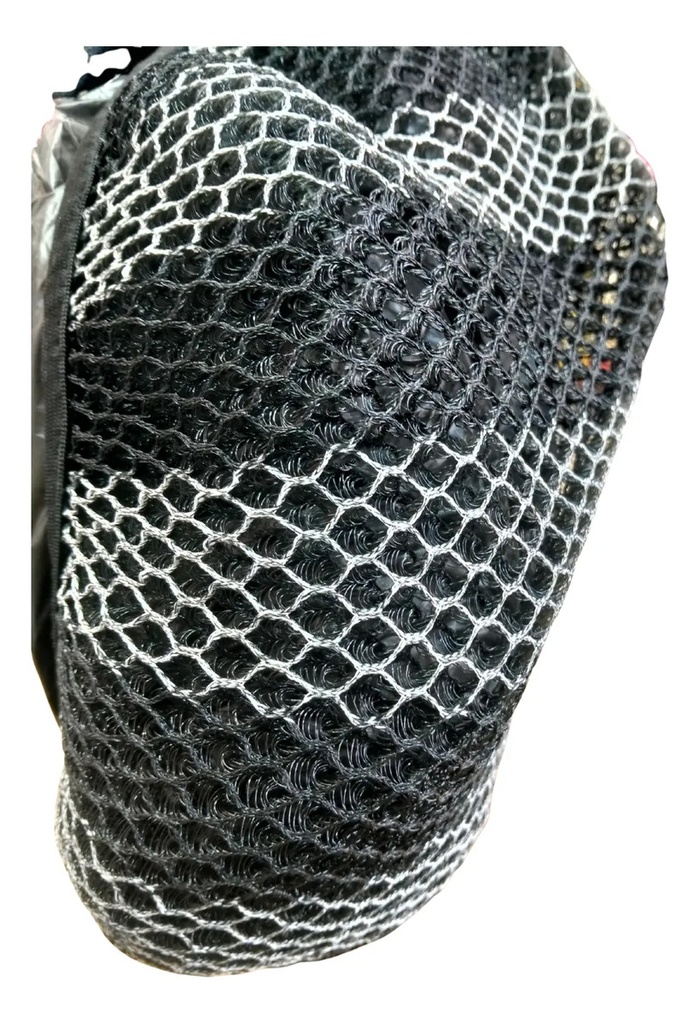 CUBRE ASIENTO TERMICO P/MOTO 90X51 L NEGRO&PLATA
