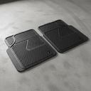 TAPETE MERCURIO VINYPLUS 317 PISO NEGRO 2 PIEZAS