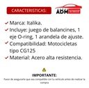 BALANCIN INFERIOR JGO C/EJE CG125