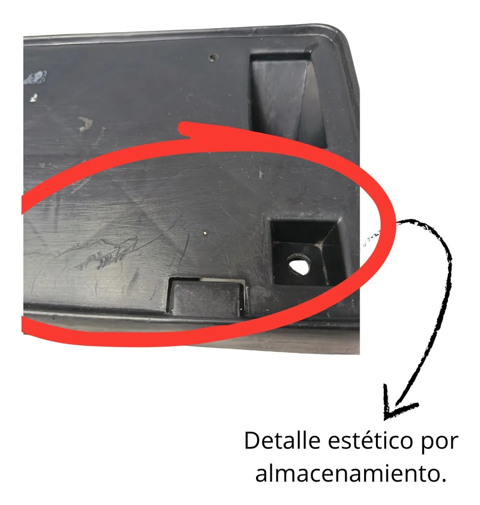 PORTA PLACA CHRYSRLER VOYAGER MOD 95-99  NEGRO