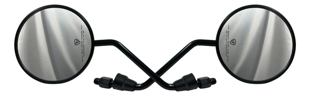 Espejo Retrovisor Derecho AT110 LT 1Pza Negro Italika